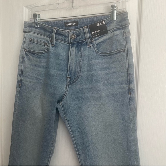 Express Slim Straight Hyper Stretch Jeans - Picture 5 of 7
